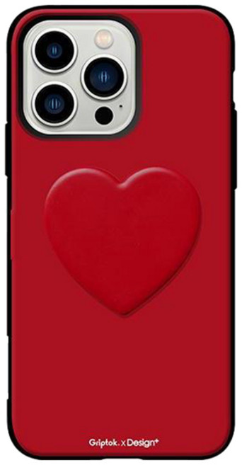 그립톡 디자인플러스 스마트톡 컬러 하트 마카롱 마그네틱 도어범퍼 휴대폰 케이스