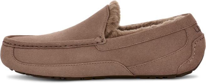 어그 본사 남성용 스웨이드 양모 라이너 아스콧 방한 로퍼