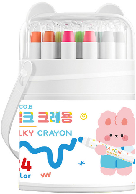 투코비 실크 크레용 색연필, 24색, 1개