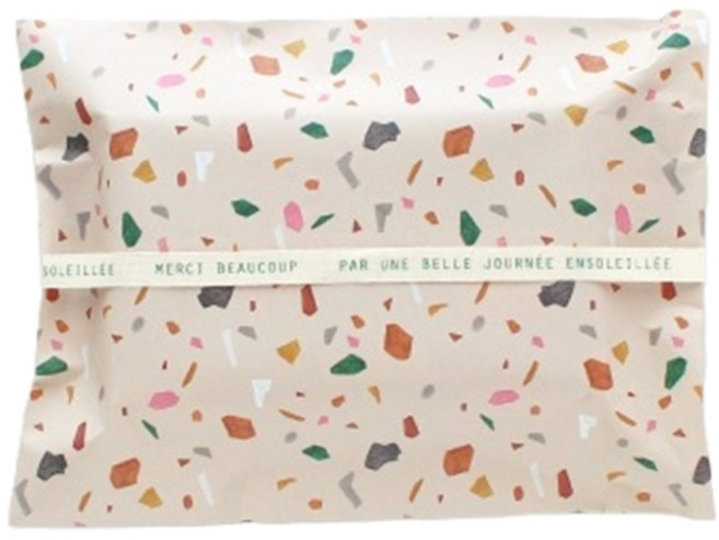 테라조 기프트백 M, 10개, 혼합색상