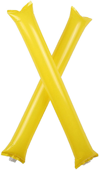 Mungudam 彩色棒狀氣球 棒球場應援棒 2入, 80套, 23 黃色