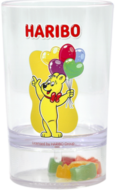 하리보 골드베어 투명컵, 옐로우, 1개, 200ml