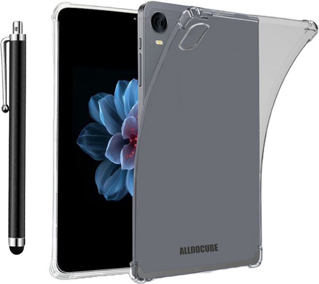 GRAYCO 크리스탈 클리어 투명 범퍼 케이스 + 터치펜 세트, 1개