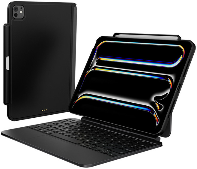 스위치이지 커버버디 매직키보드 케이스, 레더블랙, 1개