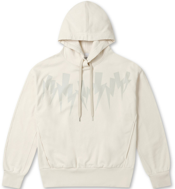 닐바렛 점블드 볼트 후드 티셔츠 NHTSM23005IVX