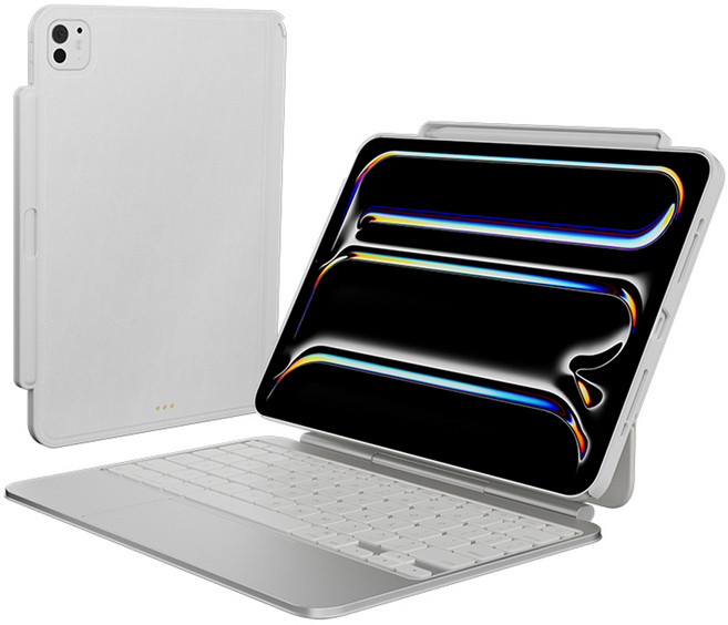 스위치이지 커버버디 매직키보드 케이스, 레더화이트, 1개