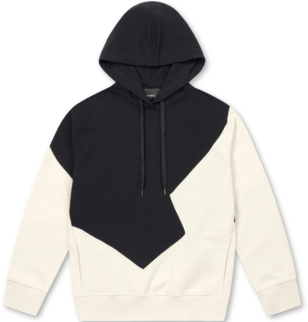 닐바렛 남녀공용 이지 핏 모더니스트 후드 티셔츠 NHTSA23003IVX