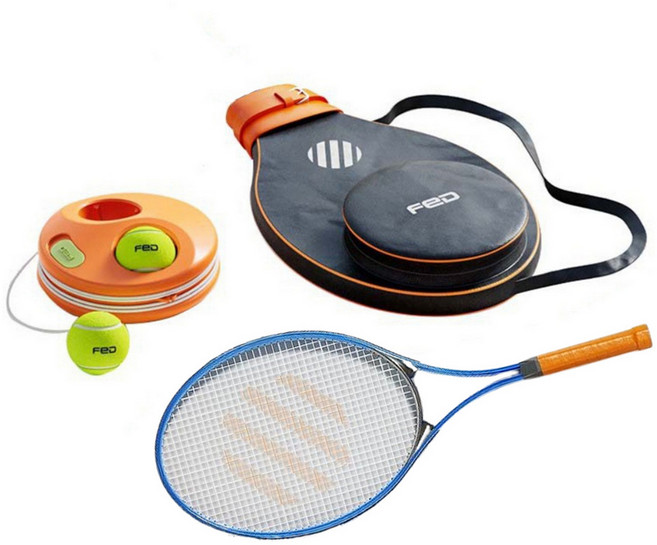 마샤투 페드 혼자 테니스 연습 트레이닝 세트, 블루, 1세트