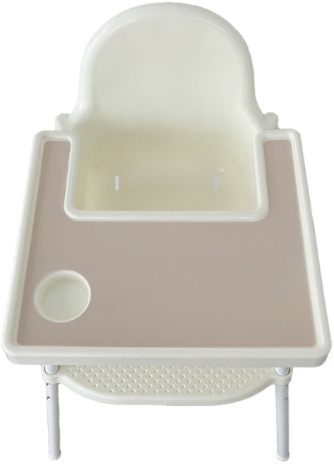 라비베베 유아용 높이조절 하이체어 + 트레이 + 발판 + 찰떡 실리콘패드 세트, 인디핑크