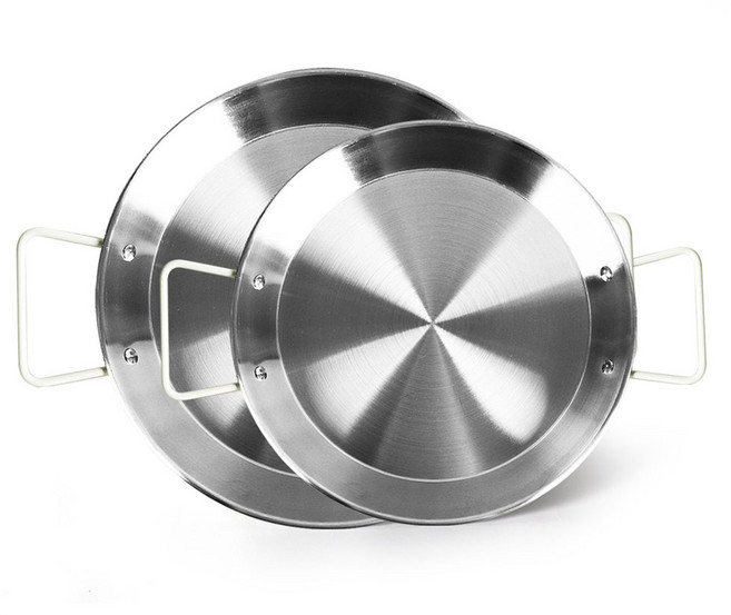 더나인 인덕션 IH 스텐 빠에야팬 24cm + 28cm 세트, 1세트