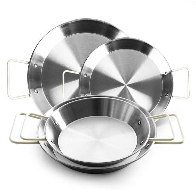 더나인 인덕션 IH 스텐 빠에야팬 20cm x 2p + 26cm x 2p 세트, 2세트