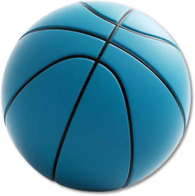 스카위즈 무소음 농구공, 블루, 1개