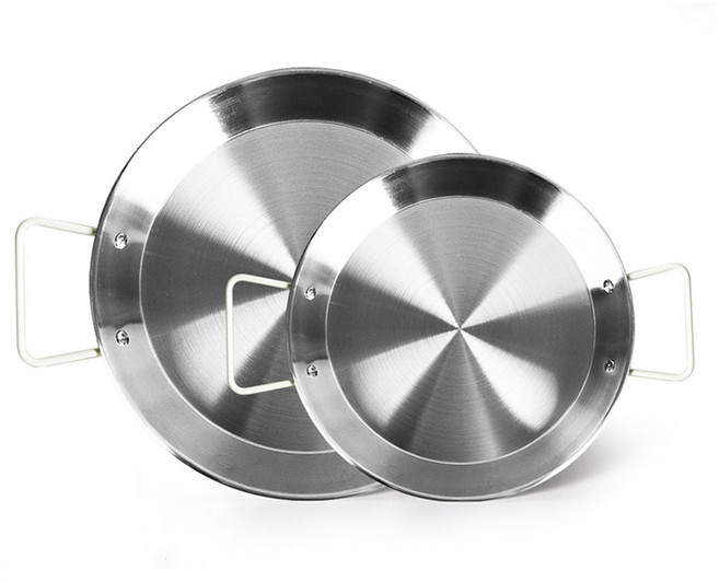 더나인 인덕션 IH 스텐 빠에야팬 20cm + 26cm 세트, 1세트