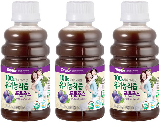 Taylor 鮮榨李子汁, 180ml, 3個