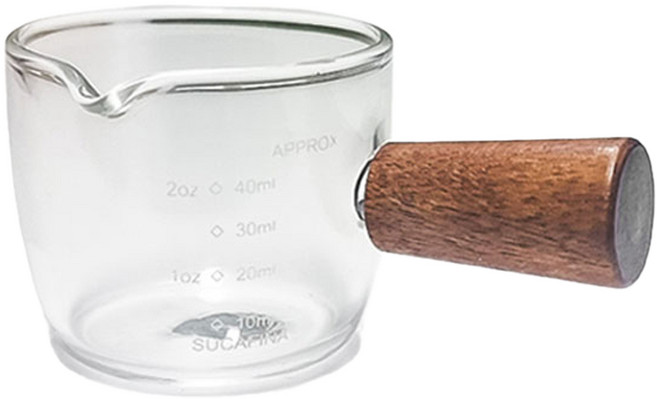 부엌다옴 우드핸들 유리 소스볼 미니, 혼합색상, 1개