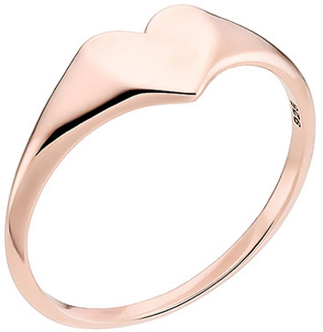 로이드 여성용 러블리 하트 실버 반지