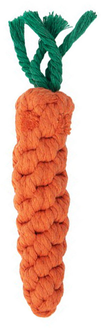 comet 寵物訓練棉繩編織胡蘿蔔, 橘色, 1個