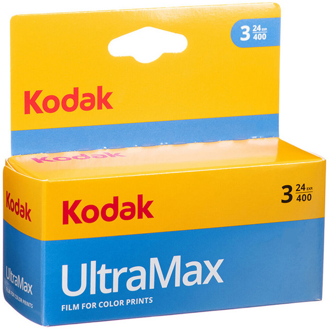 코닥 울트라맥스 ISO 400 24롤 컬러네거티브 필름, 3개