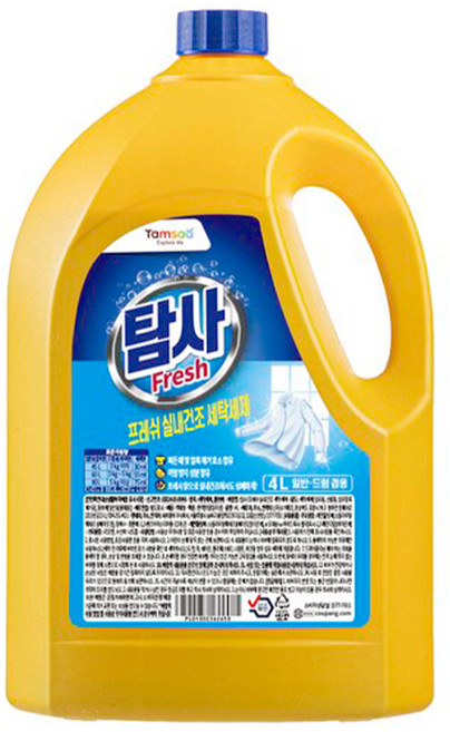 Tamsaa 室內晾衣洗衣精, 4L, 1桶