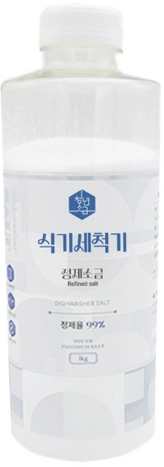 쳥년소금 식기세척기 정제소금, 1개, 1kg