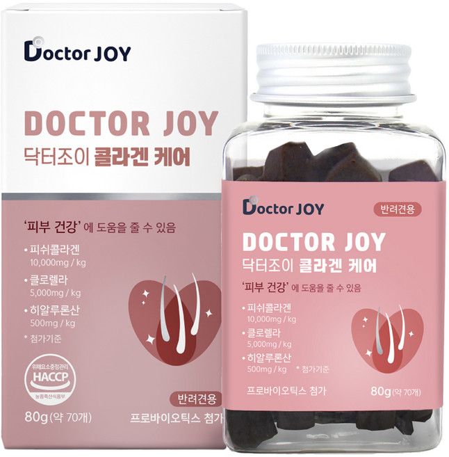 닥터조이 강아지 케어 영양제, 70정, 피부/피모, 1개