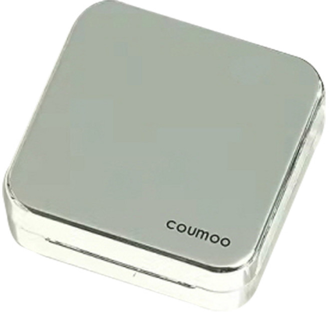 피어니스트 스퀘어 미러 렌즈케이스, 실버, 1개