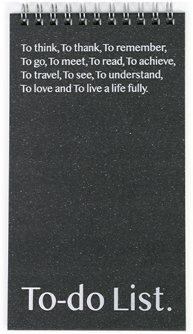 페이퍼리안 리스트 투 리브바이 투두 리스트, 코스모스블랙, 60매, 1개