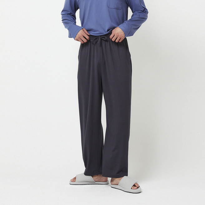 JAJU 남성용 보드라운 피치스킨 10부 파자마 팬츠