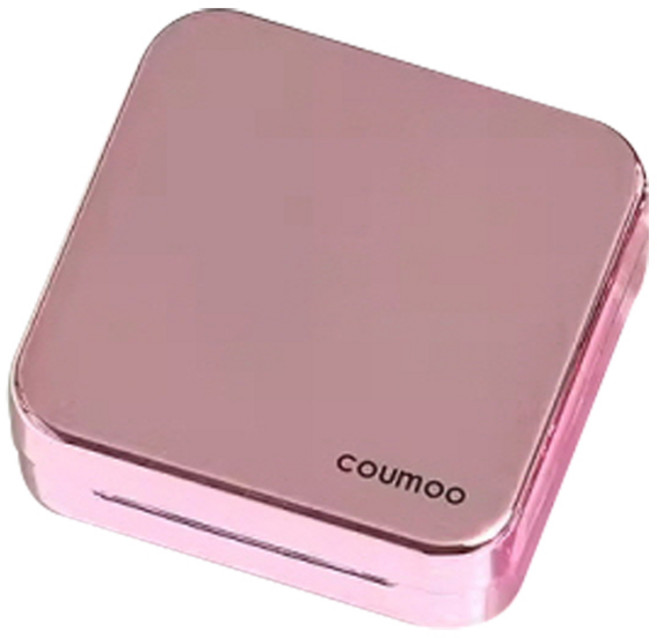 피어니스트 스퀘어 미러 렌즈케이스, 핑크, 1개