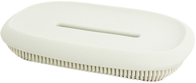 크린메이트 청소솔 비누받침대, 아이보리, 1개