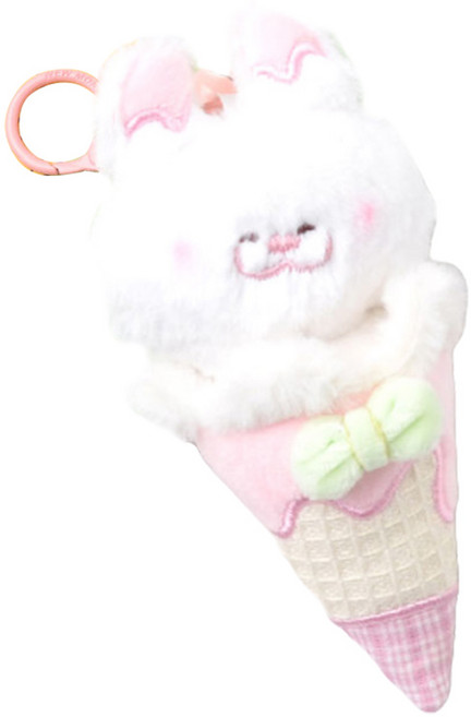 메르시밴드 에스케이아이앤디 쥬쥬콘 인형 키링, 딸기맛, 1개