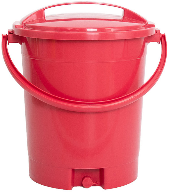 크린메이트 배수구 짤순이통 20L, 자주색, 1개