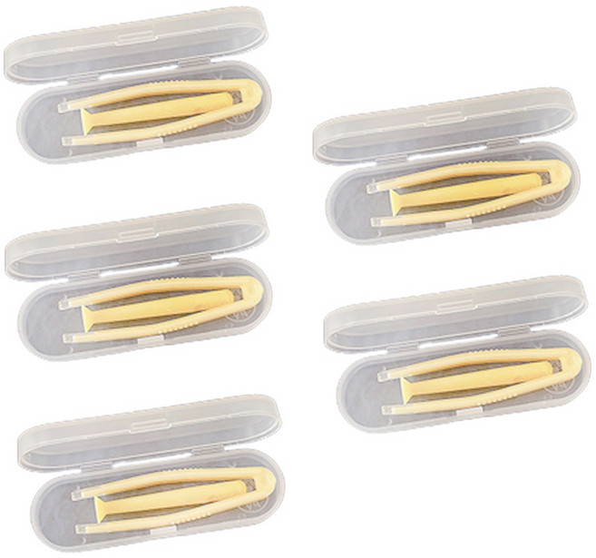 피어니스트 렌즈 흡착 집게, 옐로우, 5개