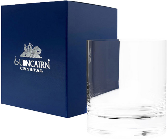 글렌캐런 쥬라 온더락 글래스컵 + 블루기프트박스 세트 80*80*92, 1세트