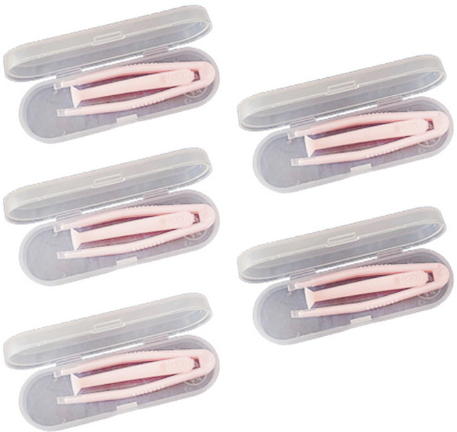 피어니스트 렌즈 흡착 집게, 핑크, 5개