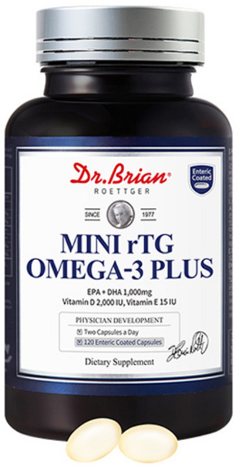 닥터브라이언 미니 rTG 오메가 3 플러스 72g, 120정, 1개