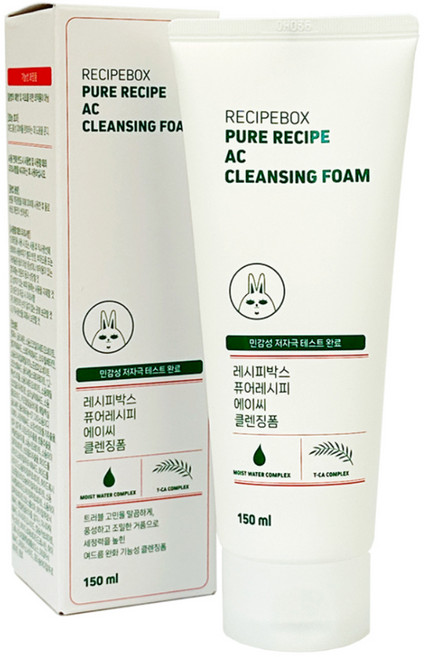 레시피박스 여드름 기능성 AC 폼클렌징, 150ml, 1개