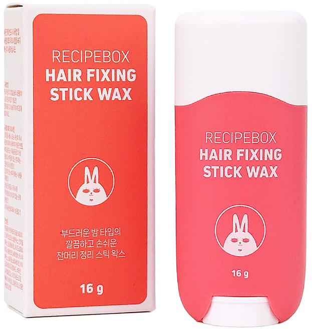 레시피박스 잔머리 픽싱 스틱 헤어왁스, 16g, 1개