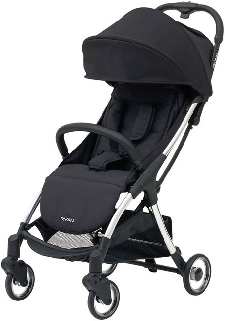 리안 프라임라이트 오토폴딩 휴대용 유모차, 제트블랙