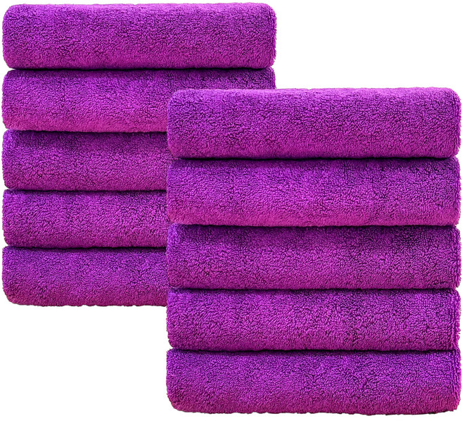 올리 반전디자인 오코텍스 1등급 호텔수건 200g 40수 면사, 블랙베리, 10개