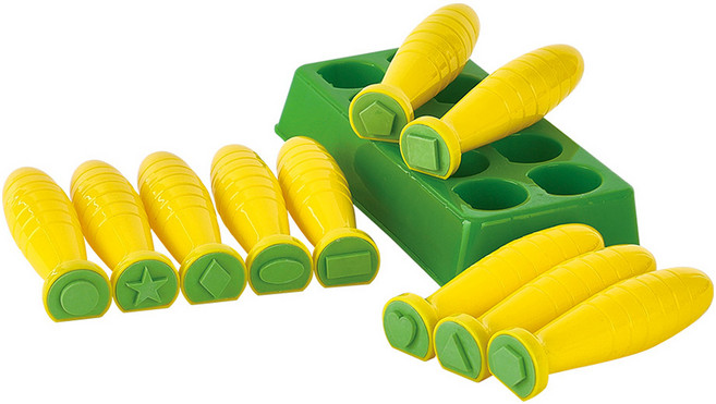 캐스비 아트스쿨 그립스탬프 모양 세트 2583, 혼합색상, 1세트