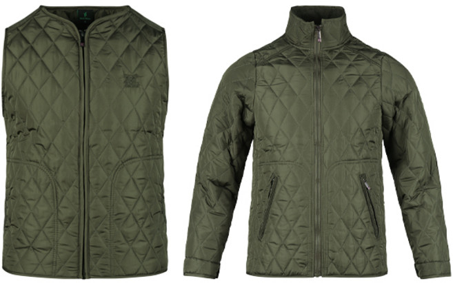 Monte Milano 男士超輕量鋪棉背心 + 夾克兩件組 MH0831M