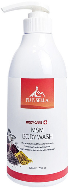 PLUS SELLA MSM沐浴露, 520ml, 1瓶