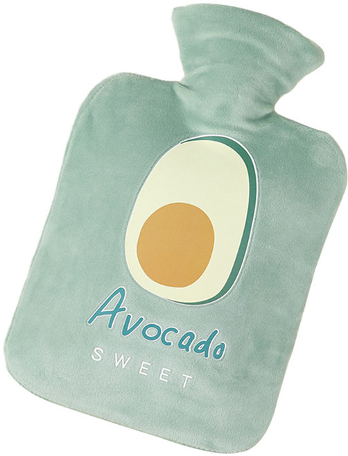 다정다감 푸르츠 보온물주머니 냉보온팩 2000ml, 아보카도, 1개