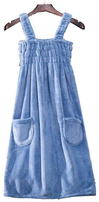 힙앤바디 여성용 목욕가운, 하늘, 1개