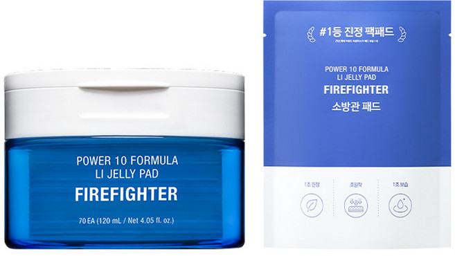 잇츠스킨 파워 10 포뮬라 엘아이 젤리 패드 감초줄렌 120ml + 리필 55ml 세트, 1개