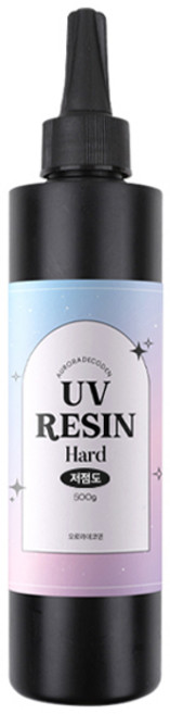 오로라데코덴 UV레진 저점도 리필 R002 500g, 혼합색상, 1개