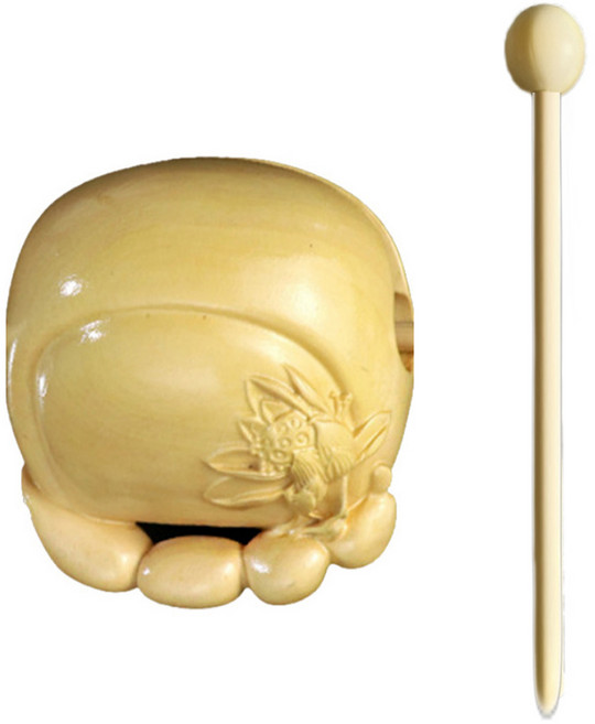 탑피아 회양목 목어 목탁 연꽃 대엽회양목, 1개