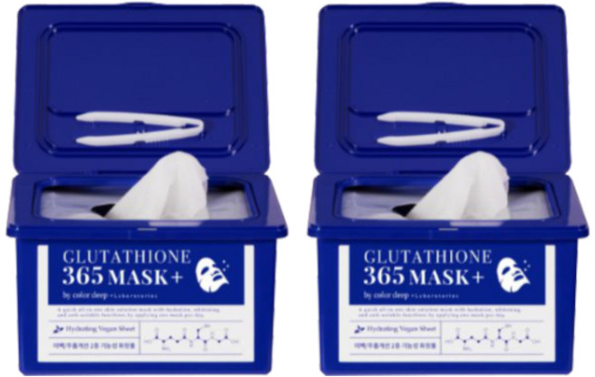 컬러딥 뽑아쓰는 글루타치온 365 마스크팩, 30개입, 2개
