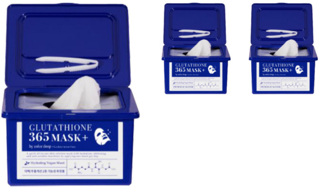 컬러딥 뽑아쓰는 글루타치온 365 마스크팩, 30개입, 3개